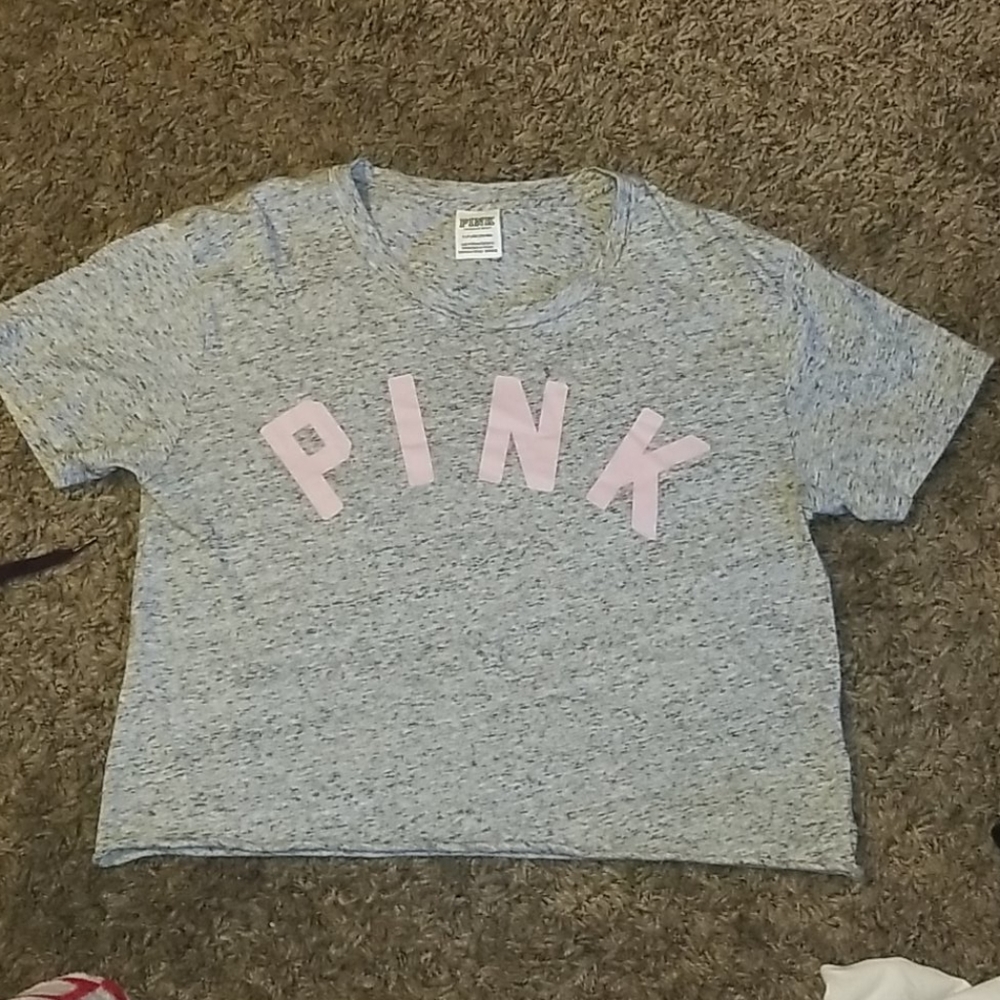 Pink victoria secret crop top